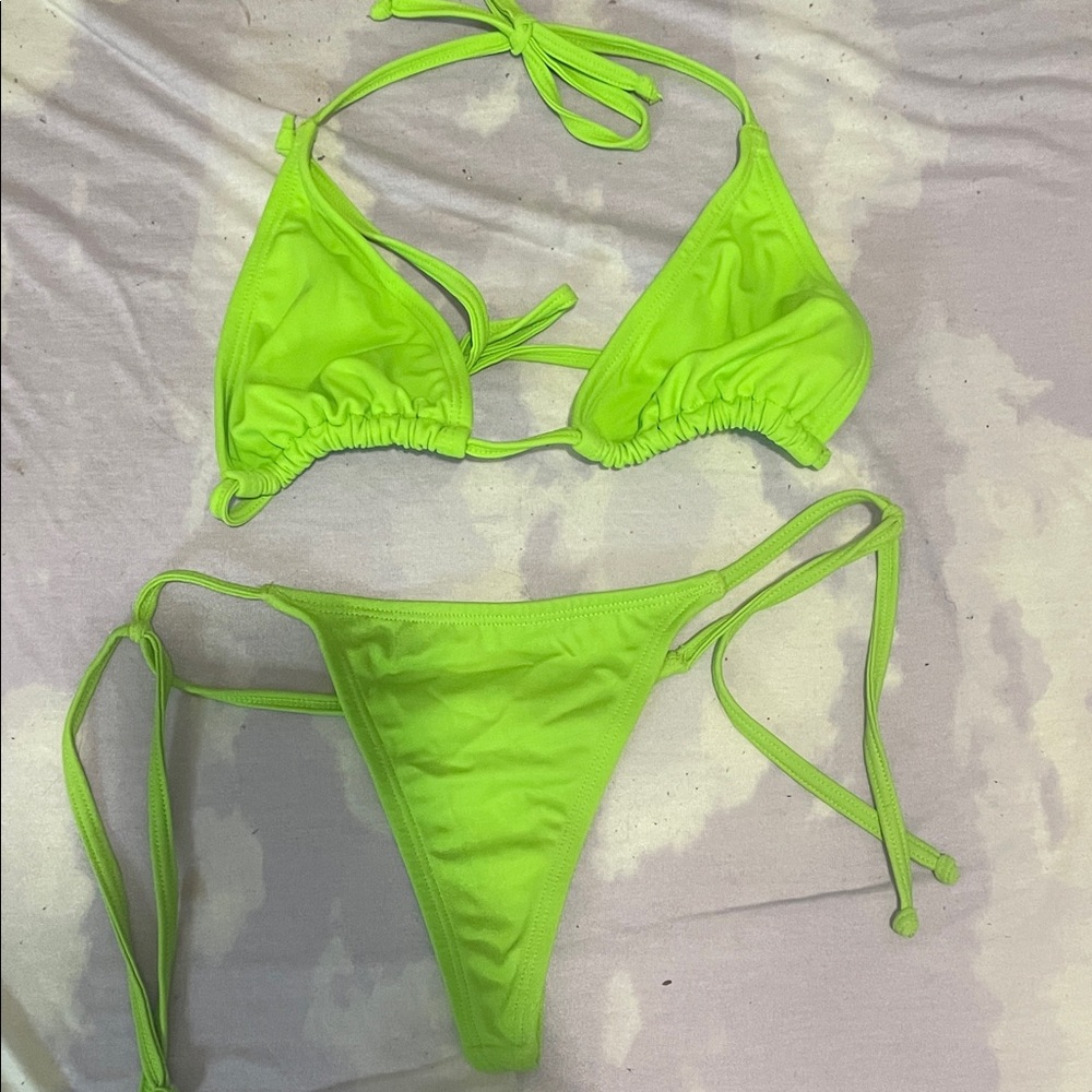 Neon Green Bikini Set